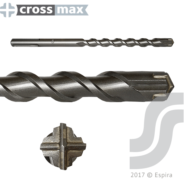 Бур SDS-Max 16х195х340 Espira Cross Max